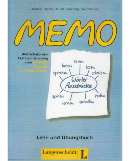 Buy a German language book, memo