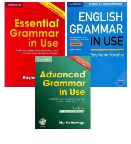 پک 3 جلدی گرامر این یوز بریتیش | خرید پک 3 جلدی کتاب های زبان انگلیسی Grammar in Use British