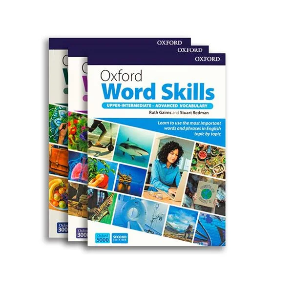آکسفورد ورد اسکیلز | خرید پک 3 جلدی کتاب زبان انگلیسی Oxford Word Skills 2nd