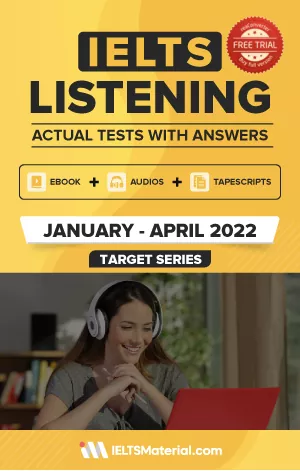 آیلتس لیستنینگ اکچوال تست | خرید کتاب زبان انگلیسی IELTS Listening Actual Tests (January-April 2022)