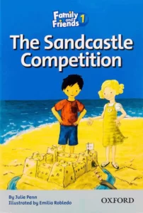 کتاب داستان فمیلی اند فرندز مسابقه قلعه شنی | خرید کتاب زبان انگلیسی Family and Friends Readers 1 The Sandcastle Competition