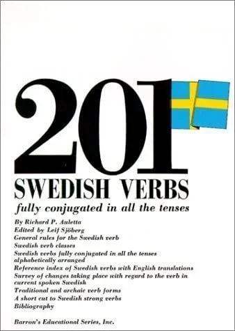 کتاب زبان سوئدی سوئدیش وربز 201 Swedish Verbs