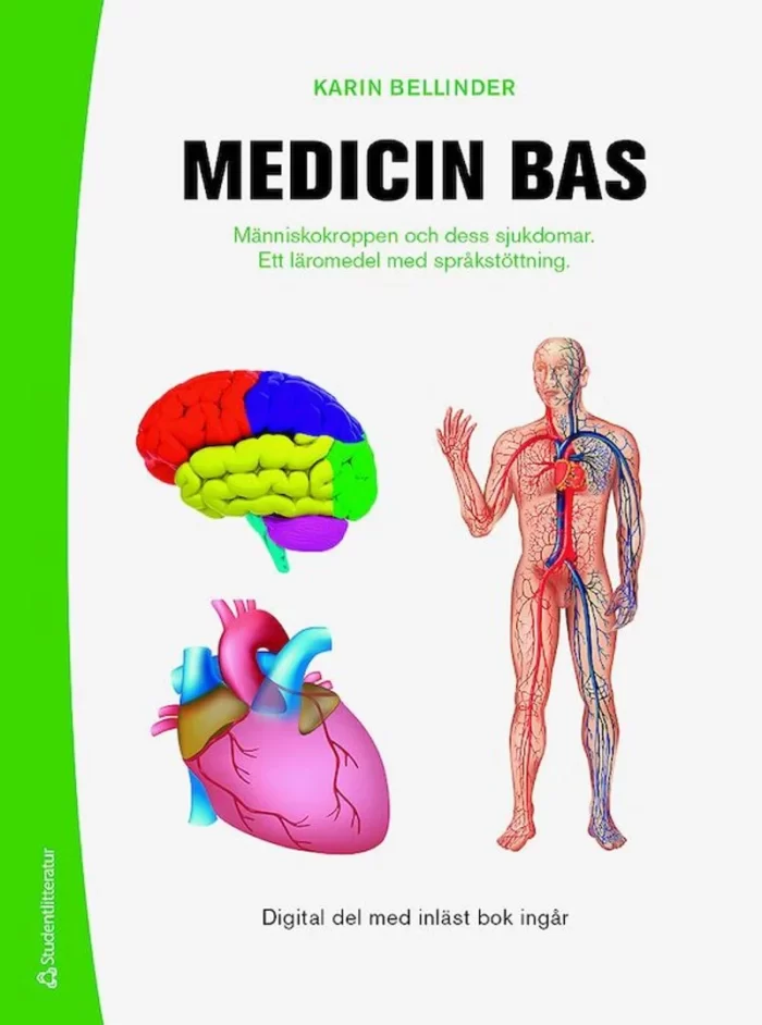کتاب پزشکی سوئدی Medicin Bas med språkstöttning