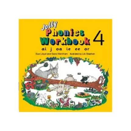 Jolly Phonics workbook 4 جولی فونیکس ورک بوک