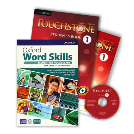 پک تاچ استون 1 + ورد اسکیلز بیسیک | خرید کتاب زبان انگلیسی Touchstone 1 Oxford Word Skills Basic