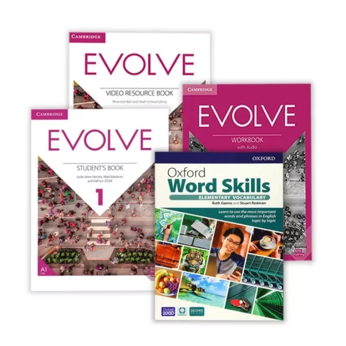مجموعه کامل کتاب ایوالو 1 | خرید مجموعه کتاب زبان انگلیسی Evolve 1