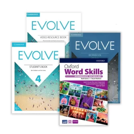 مجموعه کامل کتاب ایوالو 4 | خرید مجموعه کتاب زبان انگلیسی Evolve 4