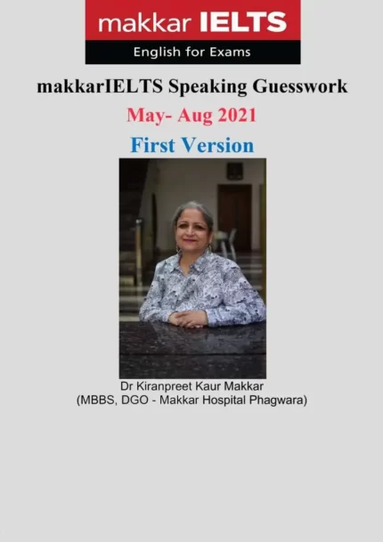 ماکار آیلتس اسپیکینگ | خرید کتاب زبان انگلیسی Makkar IELTS Speaking Guesswork May-Aug 2021