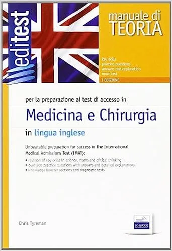 خرید کتاب زبان ایتالیایی EdiTest 1-2. Manuale medicina e chirurgia. Ediz. inglese