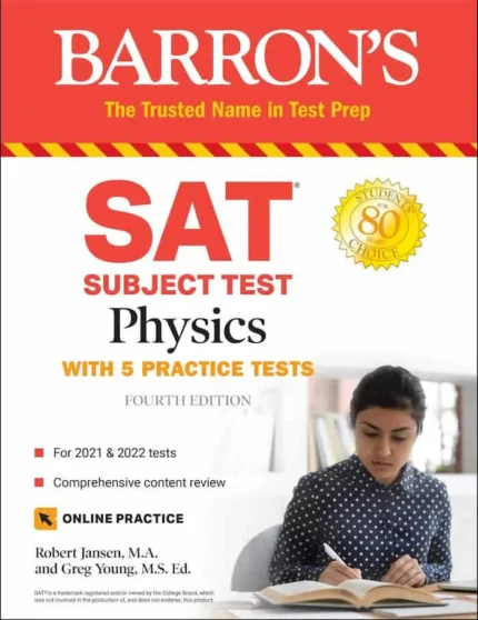 اس ای تی سابجکت تست فیزیکس | خرید کتاب آزمون زبان انگلیسی SAT Subject Test Physics با بهترین قیمت