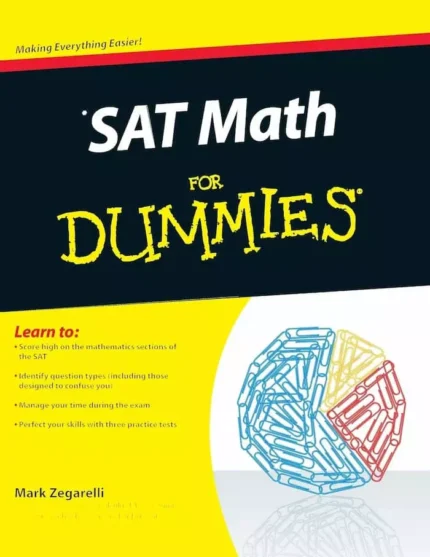 اس ای تی مث فور دامیز خرید کتاب آزمون زبان انگلیسی SAT Math For Dummies