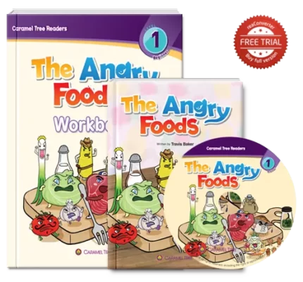 انگری فودز 1 خرید کتاب زبان انگلیسی The Angry Foods 1
