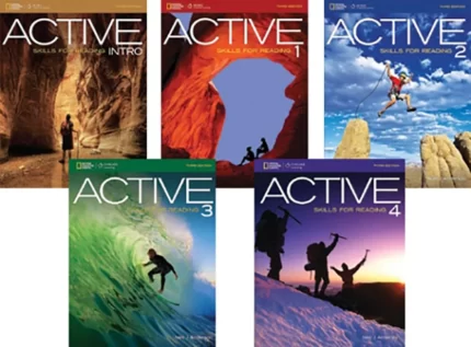 مجموعه 5 جلدی اکتیو اسکیلز فور ریدینگ | خرید کتاب زبان انگلیسی ACTIVE Skills for Reading 3rd Edition