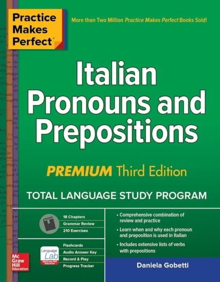 ایتالین پرونونس اند پریپوزیشنز کتاب ایتالیایی Practice Makes Perfect Italian Pronouns And Prepositions