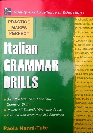 ایتالین گرامر دریلز خرید کتاب زبان ایتالیایی Practice Makes Perfect Italian Grammar Drills