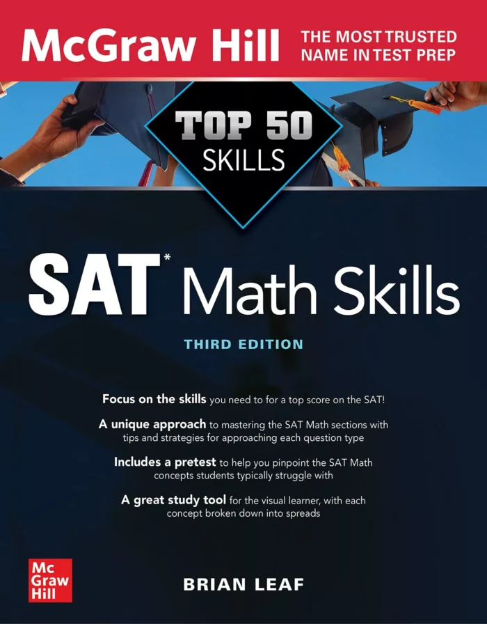 تاپ 50 اس ای تی مث اسکیلز خرید آزمون زبان انگلیسی Top 50 SAT Math Skills 3rd