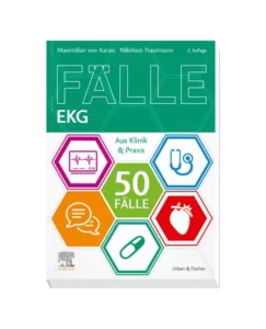 خرید کتاب زبان آلمانی 50 Fälle EKG 2.Auflage