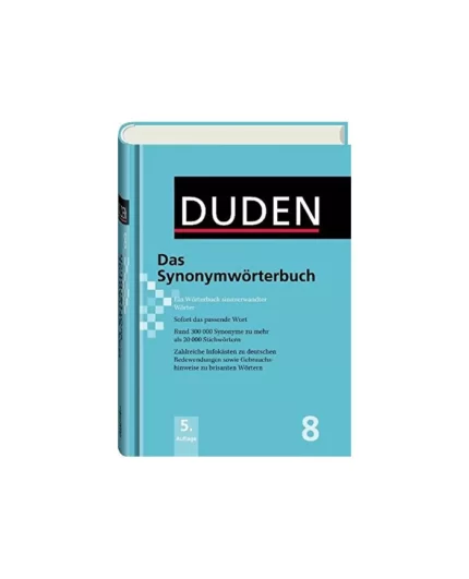 خرید کتاب زبان آلمانی Duden: Das Synonymwörterbuch: Ein Wörterbuch sinnverwandter Wörter: Band 8