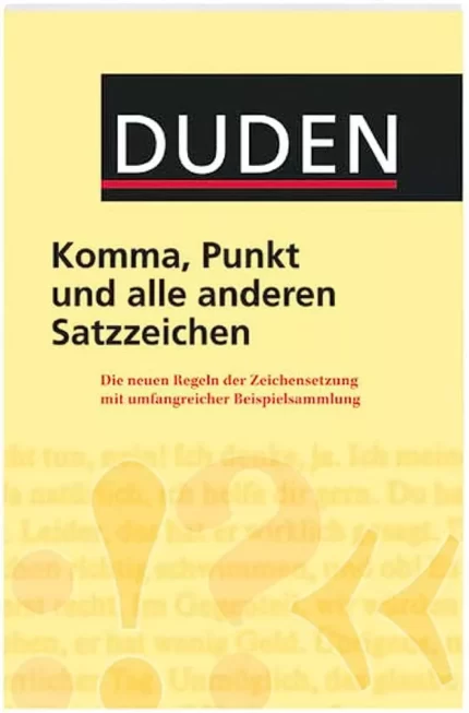 خرید کتاب زبان آلمانی Duden - Komma, Punkt und alle anderen Satzzeichen