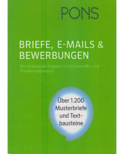 خرید کتاب زبان آلمانی PONS Briefe, E-Mails & Bewerbungen