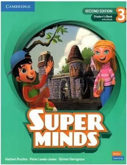 سوپر مایندز 3 خرید کتاب زبان انگلیسی Super Minds 3 2nd