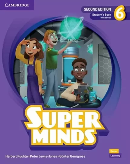 سوپر مایندز 6 خرید کتاب زبان انگلیسی Super Minds 6 2nd
