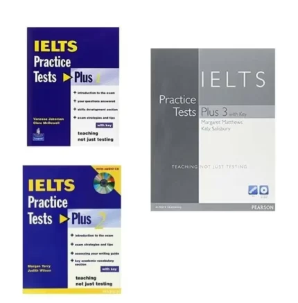 مجموعه 3 جلدی آیلتس پرکتیس تست پلاس | خرید مجموعه زبان انگلیسی IELTS Practice Tests Plus