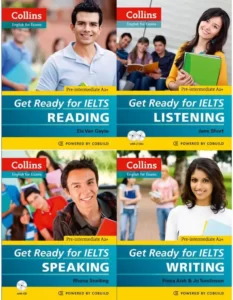 مجموعه 4 جلدی کالینز گت ردی فور آیلتس خرید کتاب زبان انگلیسی Collins Get Ready for IELTS