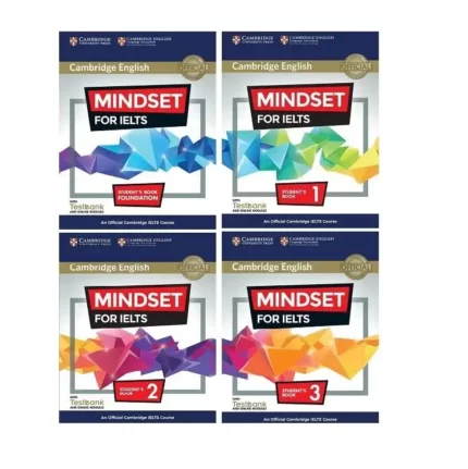مجموعه 4 جلدی مایندست فور آیلتس | خرید مجموعه زبان انگلیسی Mindset for IELTS