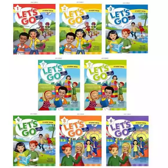 مجموعه 8 جلدی لتس گو خرید کتاب زبان انگلیسی Lets Go 5th