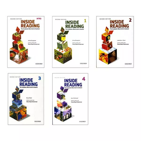 مجموعه پنج جلدی اینساید ریدینگ خرید کتاب های زبان انگلیسی Inside Reading 2nd