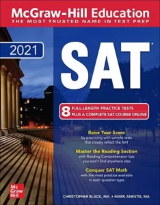 مک گروهیل اجوکیشن اس ای تی خرید کتاب آزمون زبان انگلیسی McGraw-Hill Education SAT 2021