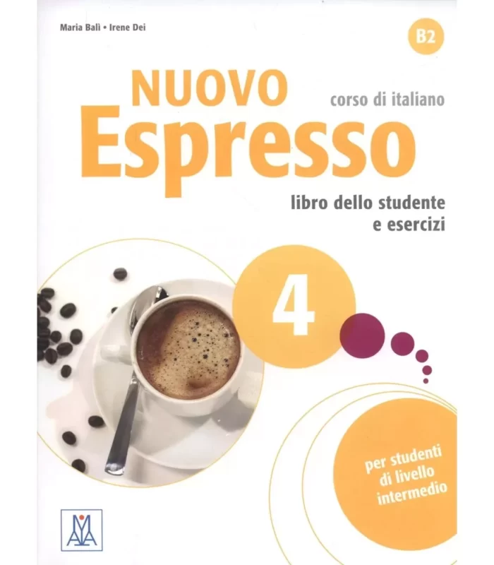 نوو اسپرسو ۴ خرید کتاب زبان ایتالیایی Nuovo Espresso 4
