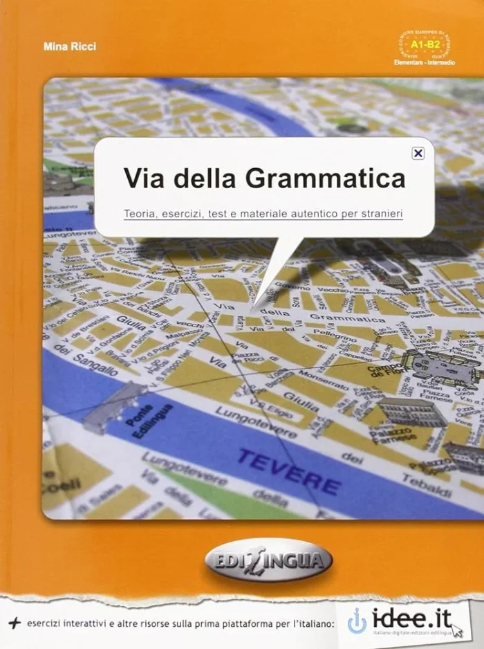 ویا دلا گرمتیکا کتاب ایتالیایی Via della Grammatica