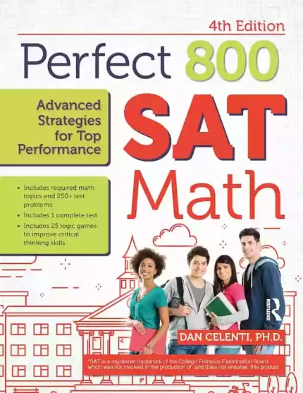 پرفکت 800 اس ای تی مث خرید کتاب آزمون زبان انگلیسی Perfect 800 SAT Math 4th