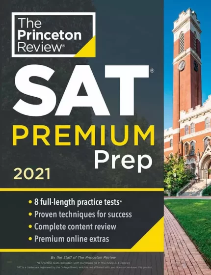 پرینستون ریویو اس ای تی پریمیوم پریپ خرید آزمون زبان انگلیسی Princeton Review SAT Premium Prep