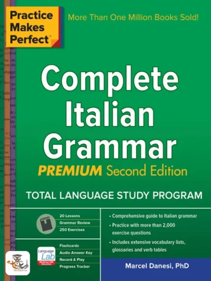 کامپلیت ایتالین گرامر کتاب ایتالیایی Practice Makes Perfect Complete Italian Grammar