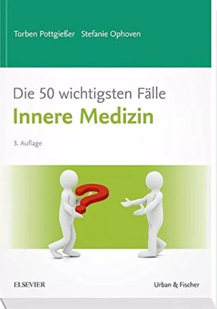 خرید کتاب زبان آلمانی Die 50 wichtigsten Fälle Innere Medizin