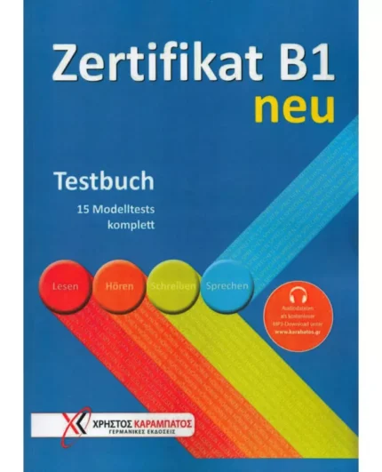 خرید کتاب زبان آلمانی Zertifikat B1 neu Testbuch 15Modelltests komplett