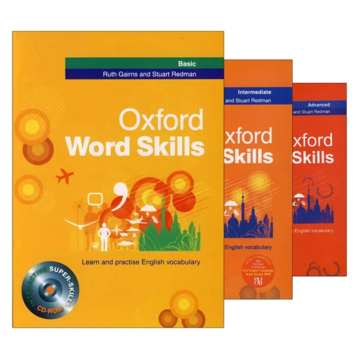 مجموعه 3 جلدی کتاب آکسفورد ورد اسکیلز | خرید کتاب زبان انگلیسی Oxford Word Skills(ویرایش قدیم)