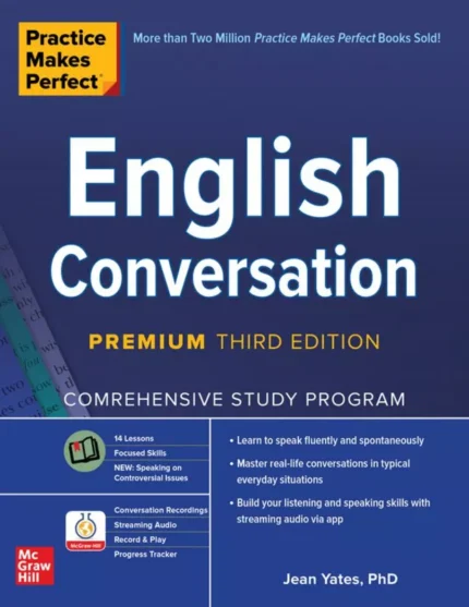 انگلیش کانورسیشن | خرید کتاب زبان انگلیسی Practice Makes Perfect English Conversation Third Edition