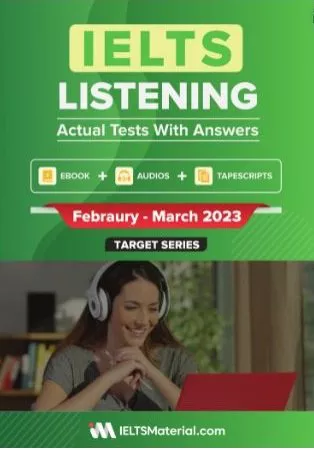  آیلتس لیسنینگ اکچوال تست |خرید کتاب زبان انگلیسی IELTS Listening Actual Tests with Answers (Febraury-March 2023)