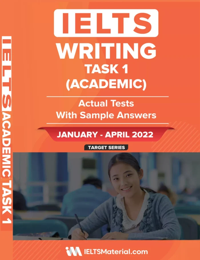 آیلتس رایتینگ آکادمیک تسک 1 اکچوال تست | خرید کتاب زبان انگلیسی IELTS Writing Task 1 Actual Tests (JANUARY - APRIL 2022)