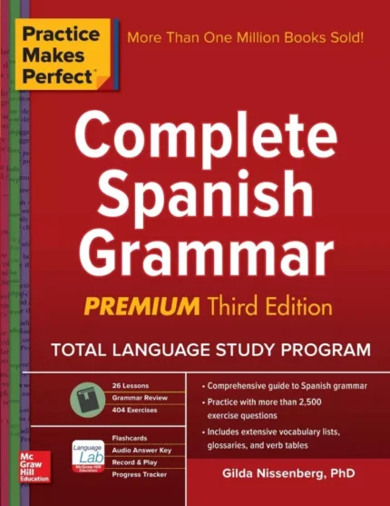 پرکتیس میکز پرفکت اسپنیش گرامر | خرید کتاب زبان اسپانیایی Practice Makes Perfect Complete Spanish Grammar