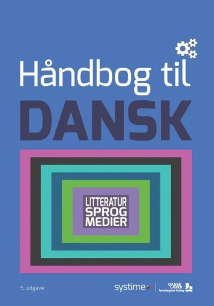 هندباگ تیل دنسک کتاب دانمارکی Håndbog til dansk Litteratur, sprog, medier