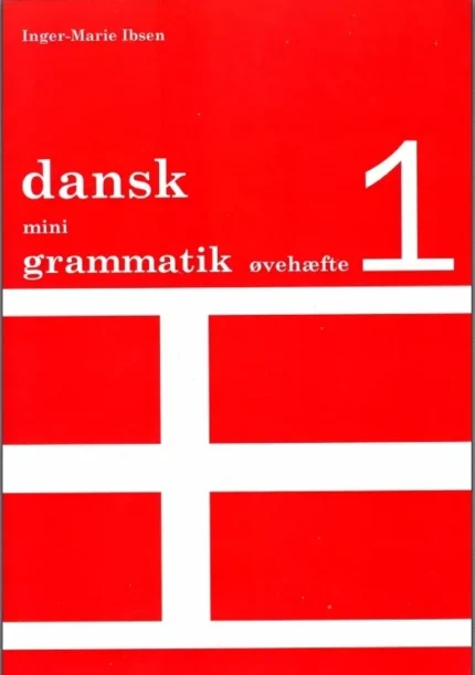 دانسک مینی گراماتیک کتاب دانمارکی Dansk mini grammatik øvehæfte 1