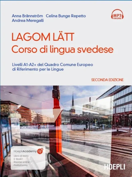 کتاب سوئدی Lagom lätt. Corso di lingua svedese. Livelli A1-A2 به همراه فایل صوتی