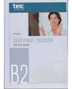 کتاب آلمانی telc modelltest 1 zertifikat deutsch fur den beruf b2