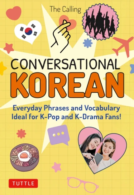 مکالمات کره ای | خرید کتاب کره ای Conversational korean everyday phrases and vocabulary ideal for k-pop and k-drama fans