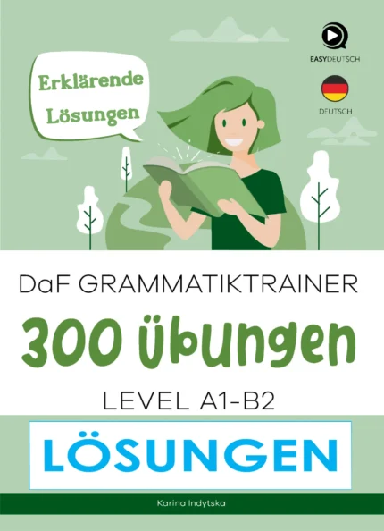 خرید کتاب گرامر آلمانی DaF Grammatiktrainer 300 ubungen A1 B2 Losungen